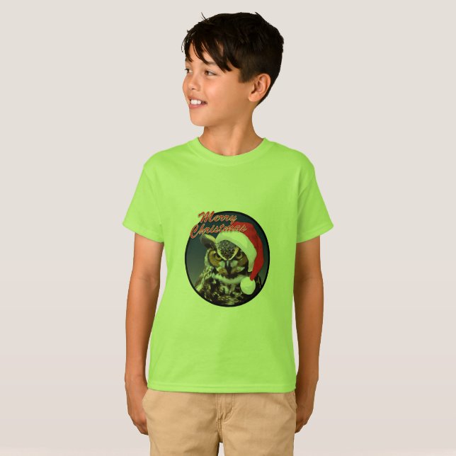 Jul Uggla - Barnens Basic T-Shirt (Hel framsida)