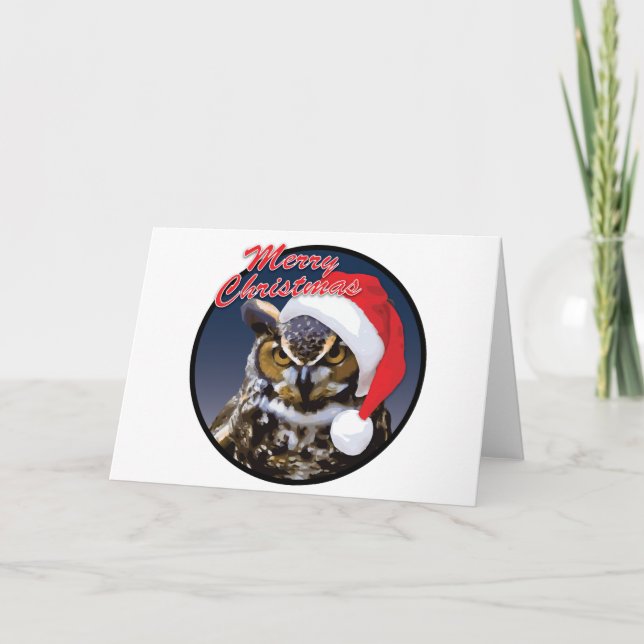 Jul Uggla - gratulationskort, standard Helgkort (Framsida)