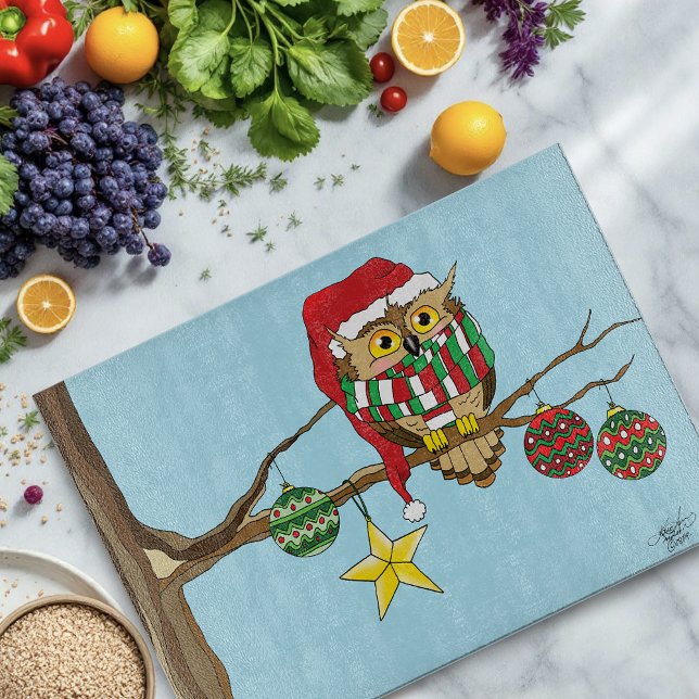 Jul Uggla Träd Ornaments (Skapare uppladdad)