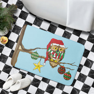 Jul Uggla Träd Ornaments Badrumsmatta