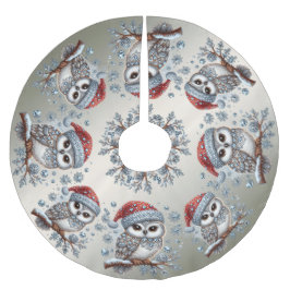 Jul Uggla Träd Skirt Julgransmatta Borstad Polyester