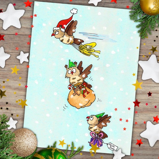 Jul Uggla Vykort (Skapare uppladdad)