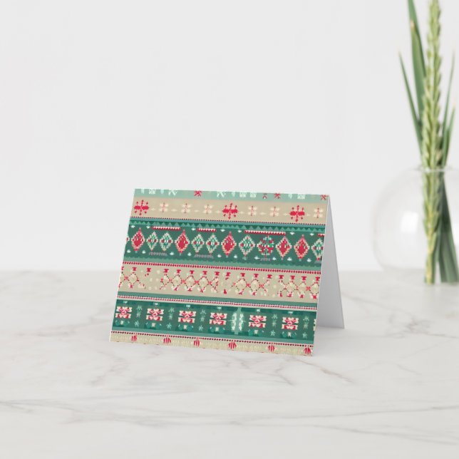 Jul Ugly Sweater 2 Helgkort (Framsida)