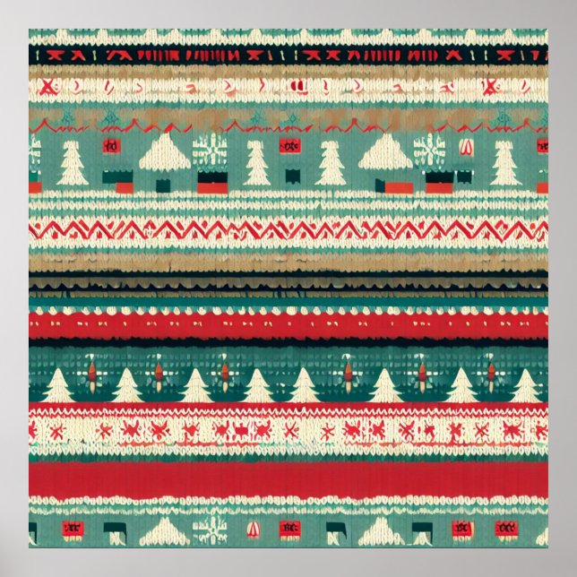 Jul Ugly Sweater 3 Poster (Framsidan)