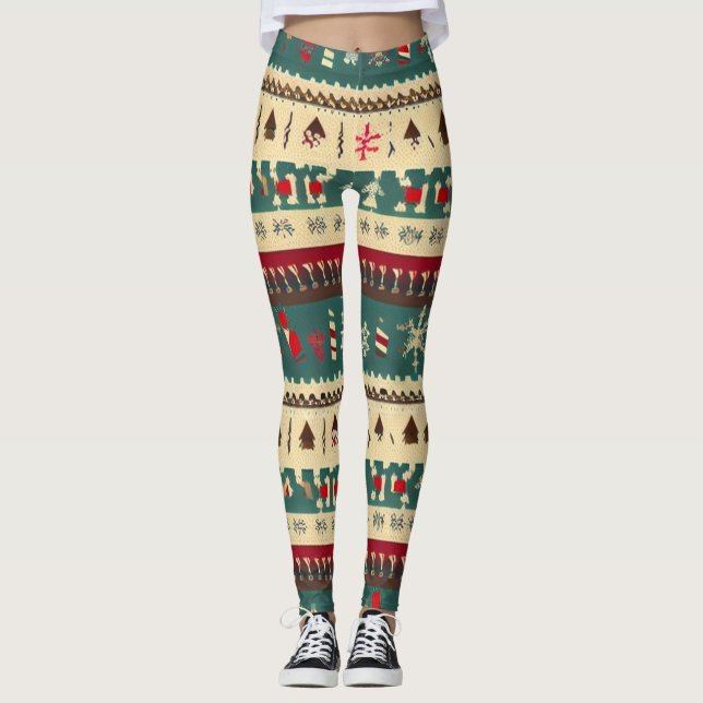 Jul Ugly Sweater 5 Leggings (Framsida)