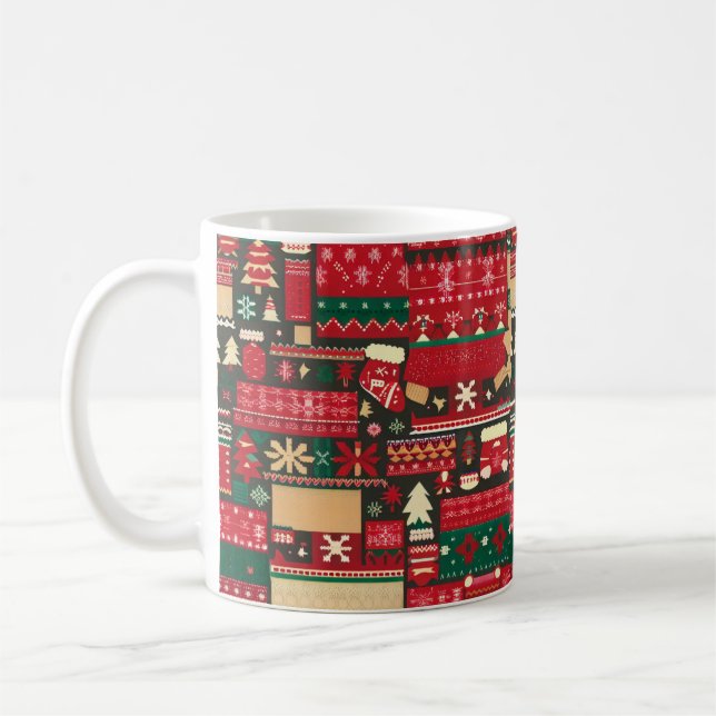 Jul Ugly Sweater 7 Kaffemugg (Vänster)