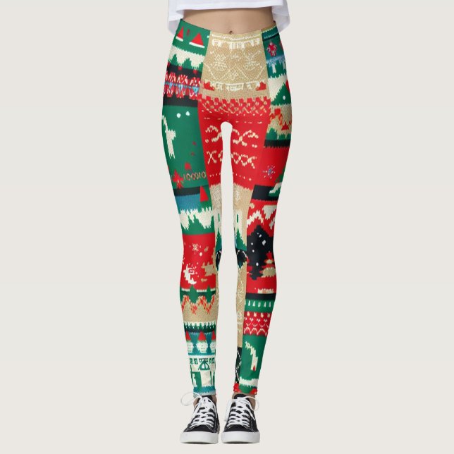 Jul Ugly Sweater 8 Leggings (Framsida)