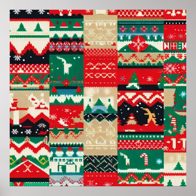 Jul Ugly Sweater 8 Poster (Framsidan)