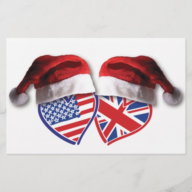 Jul UK USA Patriotic Heats Brevpapper (Framsida)