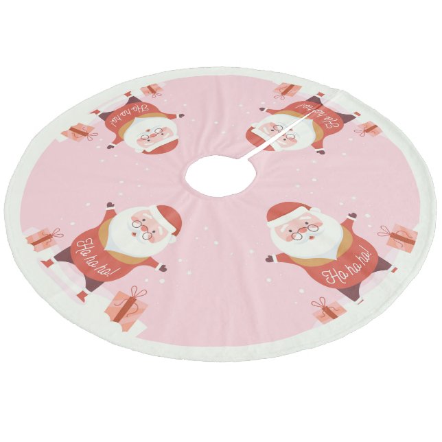 Jul Ull Träd Skirt Julgransmatta Fleece (Vinklad)