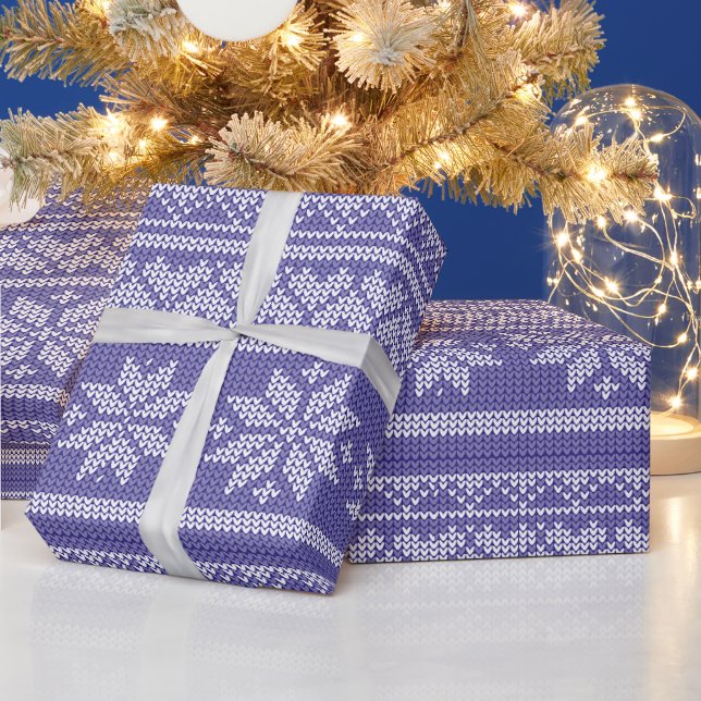 Jul Ullstickad Tröja Julfirande  Presentpapper (Helgdagar)