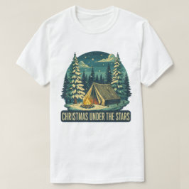 Jul under Stars Camping Scene T Shirt