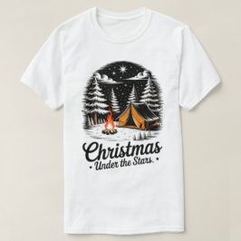 Jul under Stars Camping Scene T Shirt