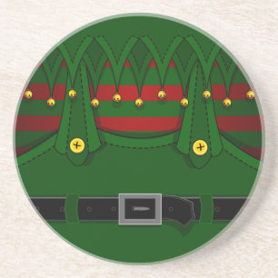 Jul Underlägg Festive Elf Drink Coasters