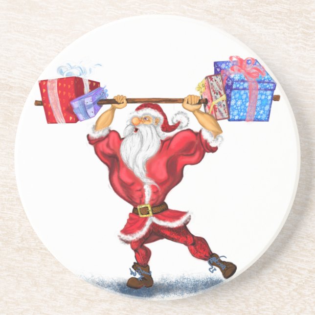 Jul Underlägg Jultomten med gåvor åt dig (Framsidan)
