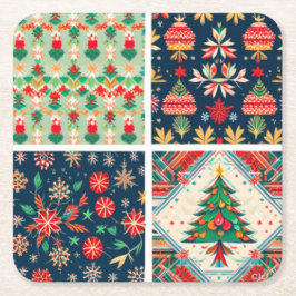 Jul Underlägg Papper Kvadrat