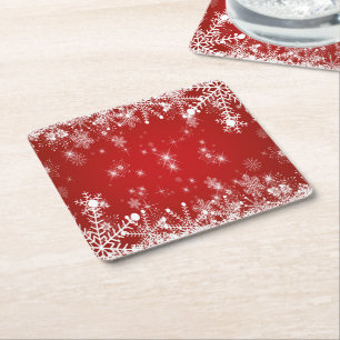Jul Underlägg Papper Kvadrat