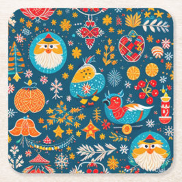 Jul Underlägg Papper Kvadrat