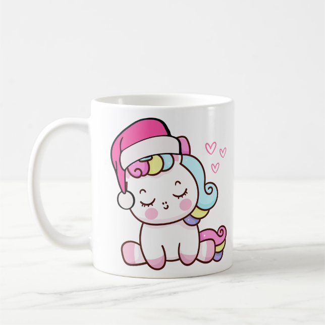 Jul Unicorn Baby Kaffemugg (Vänster)
