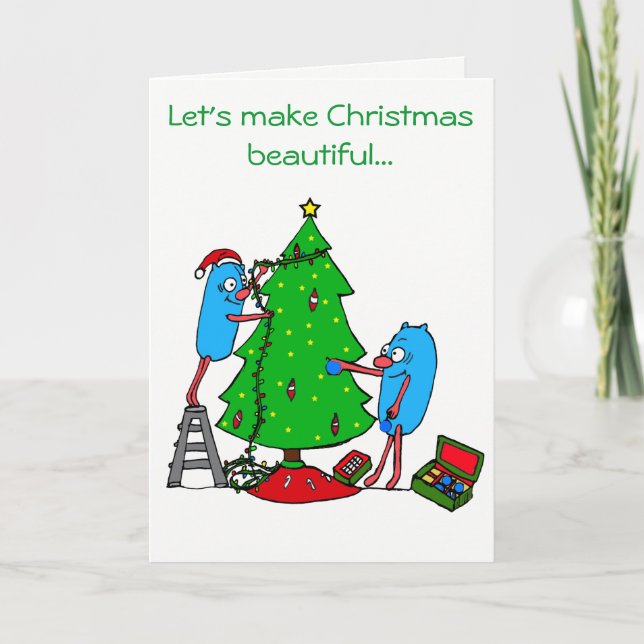 Jul - Vackert för Autism Helgkort (Framsida)