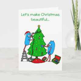 Jul - Vackert för Autism Helgkort