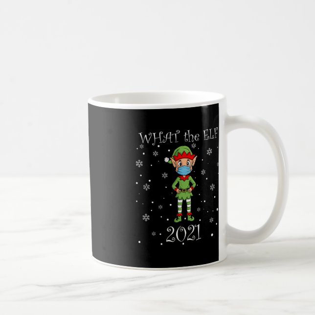 Jul: Vad i Elf 2021-Roligten Julafton? Kaffemugg (Höger)