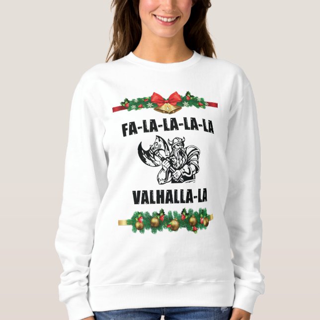 Jul Valhall Kudd T Shirt (Framsida)