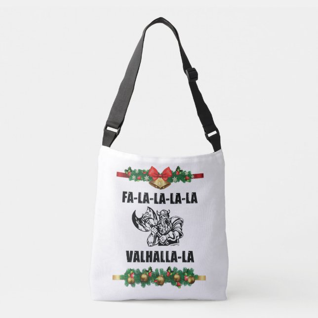 Jul Valhalla Dekorativ kudde Axelväska (Framsida)