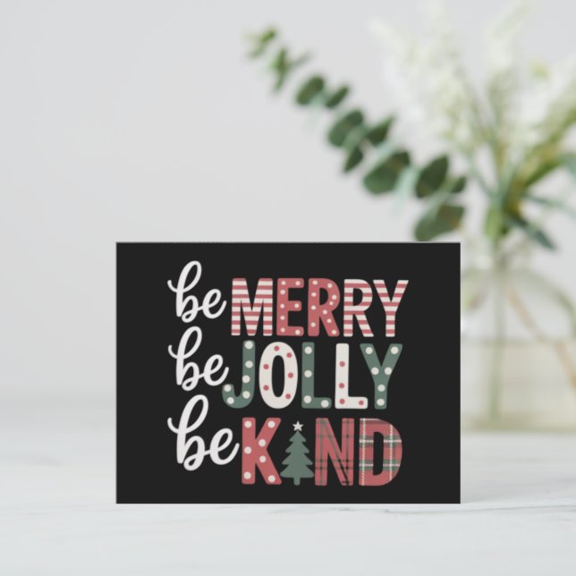 Jul Vänlig Lärare God Jul Julgran Glädje  Helg Vykort (Stående Fram)
