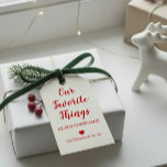 Jul Vår favoritSak för Julhelg Presentetikett<br><div class="desc">Dessa förtjusande märkre är perfekten för dina gåvor den här julhelgen. Du kan enkelt ändra färg eller text med redigeraren.</div>