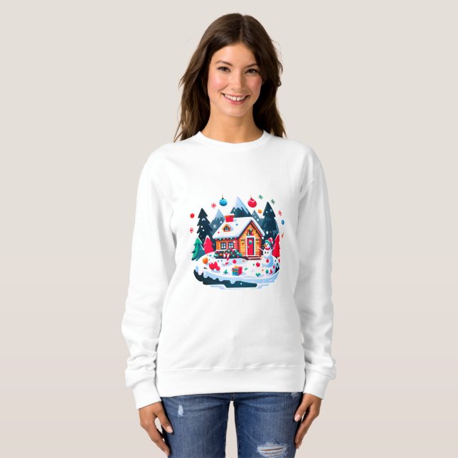 Jul: Varm och Mysigt Julhelg. T Shirt (Hel framsida)