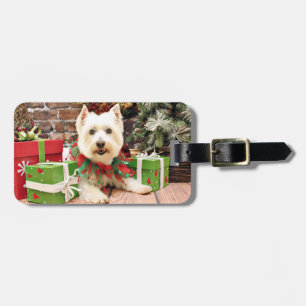 Jul - västra höglands- Terrier - Abby Bagagebricka