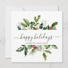 Jul Vattenfärg Mistel Corporate Hälsning Julkort