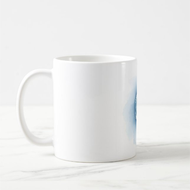 Jul Vattenfärgskopp - Icy & Silver Kaffemugg (Vänster)