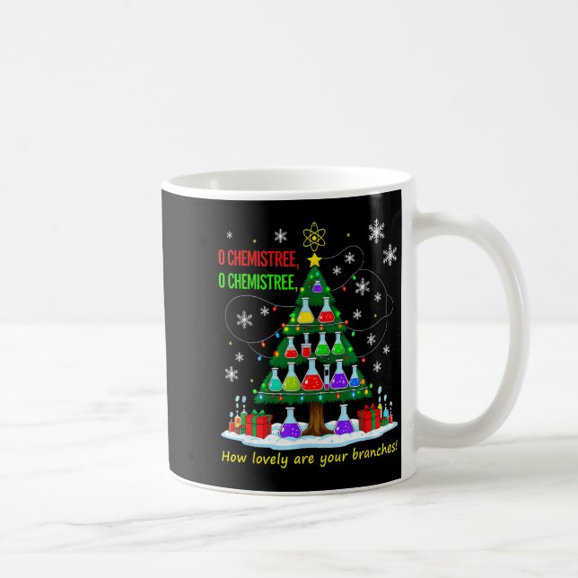 Jul Vetenskapslärare 67 Meme Santa Oh Kemist Kaffemugg (Höger)