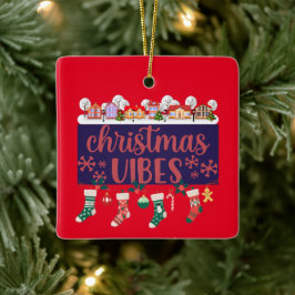 Jul Vibes Ceramic Ornament