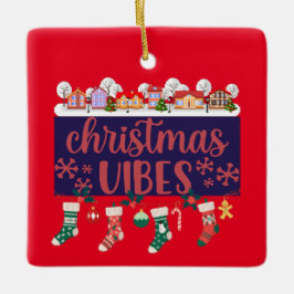 Jul Vibes Ceramic Ornament