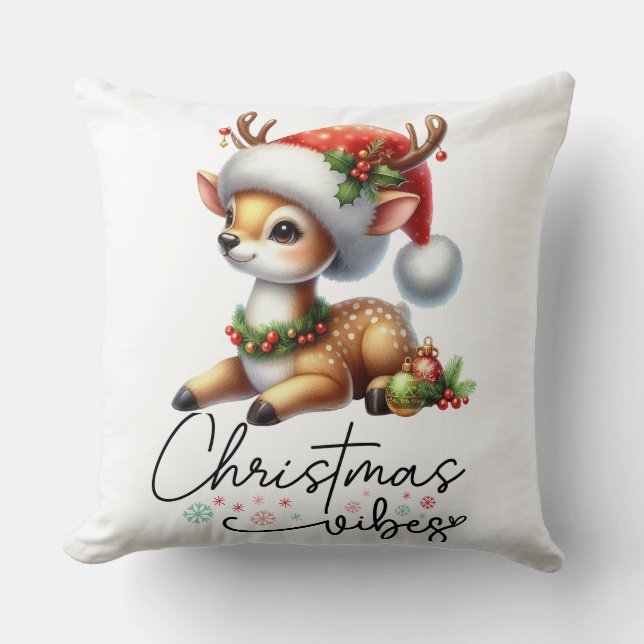 jul Vibes dekorativ kudde (Framsida)