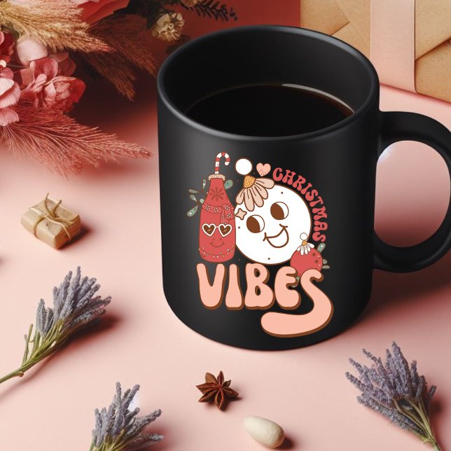 Jul Vibes Drinking Coffee Mugg (Skapare uppladdad)