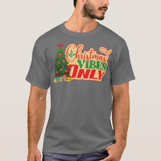 Jul Vibes endast jul Jultomten Snö Ad T Shirt