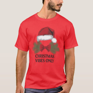 Jul Vibes Endast julvänner vid jultomten T Shirt