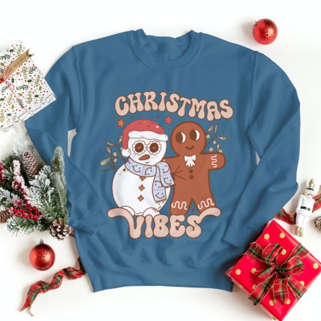 Jul Vibes Sweatshirt Winter Julhelg (Skapare uppladdad)