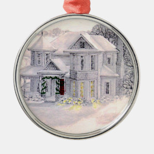 Jul Victorian House Ornament
