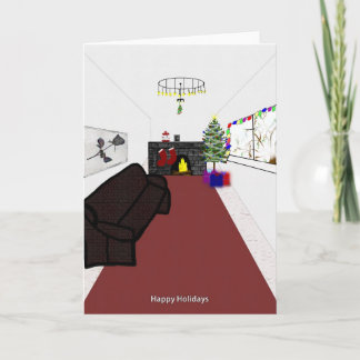 Jul vid avfyra helgkort