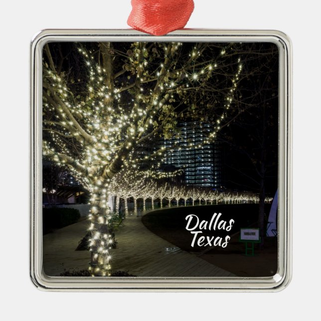 Jul vid Klyde Warren Park Ornament (Framsidan)