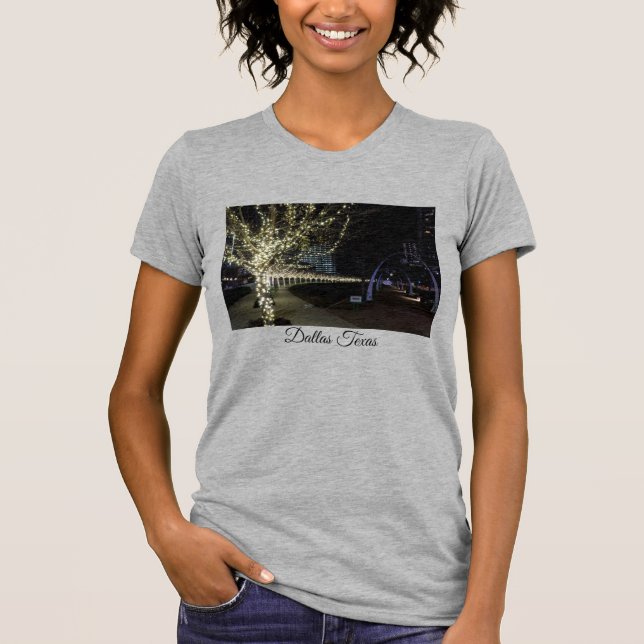 Jul vid Klyde Warren Park T-Shirt (Framsida)