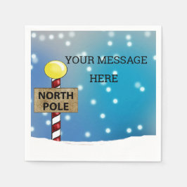 Jul vid Nordpolen Pappersservett