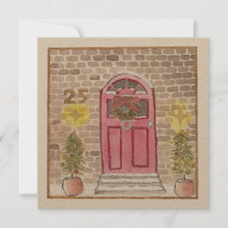 Jul vid nr 25 julkort