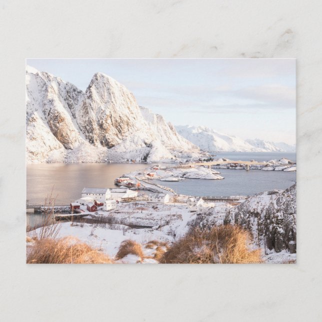 Jul vid sommarbyns russhus helg vykort (Framsida)