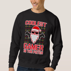 Jul Video Game Kids Coolaste Spelare I Pa Lång Ärmad Tröja